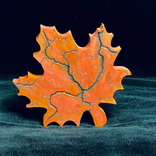 Orange Maple Leaf